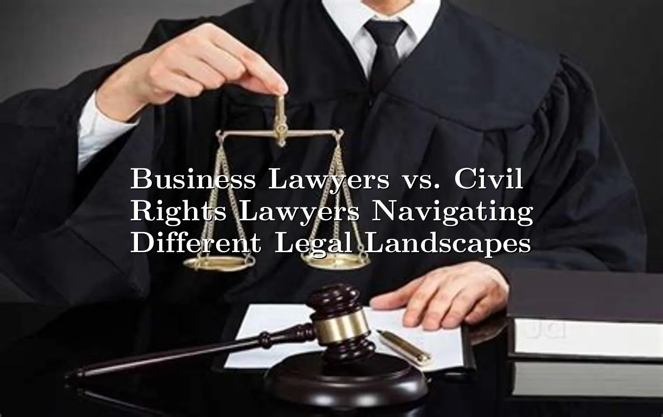 business lawyer vs civil rights lawyer