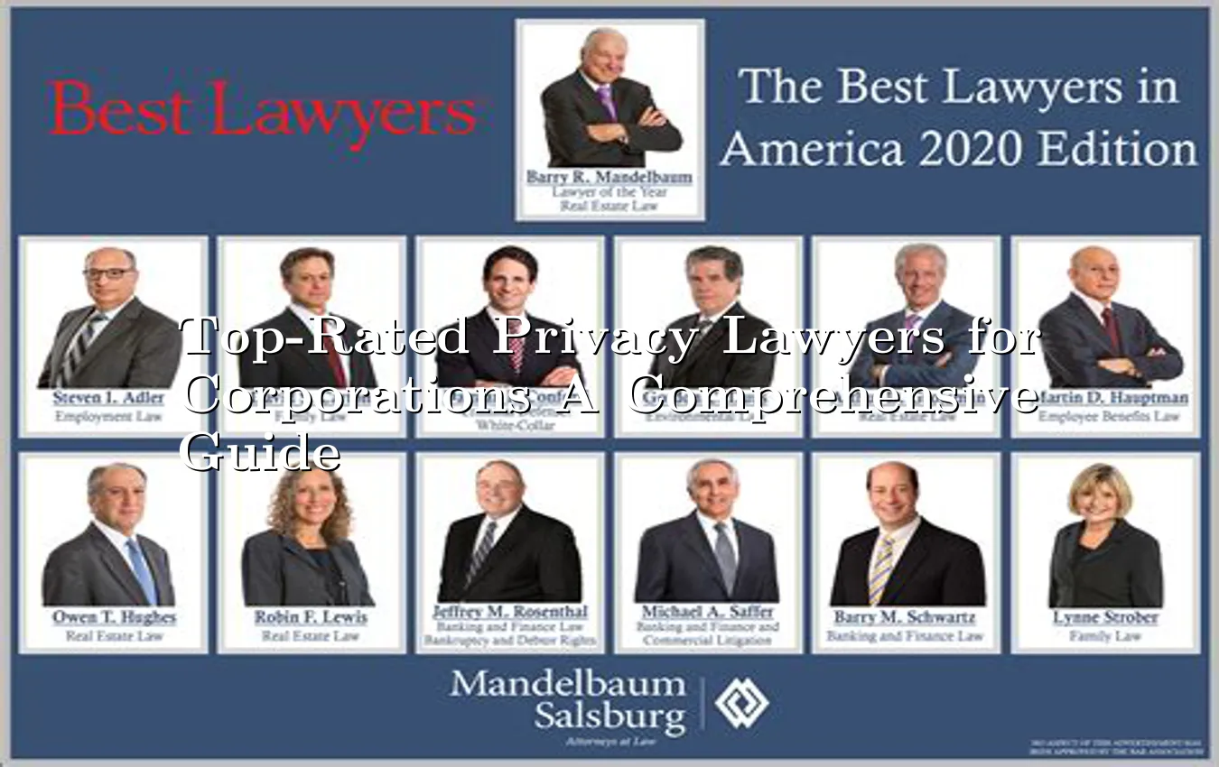 Top-Rated Privacy Lawyers for Corporations A Comprehensive Guide top-rated privacy lawyer for corporations